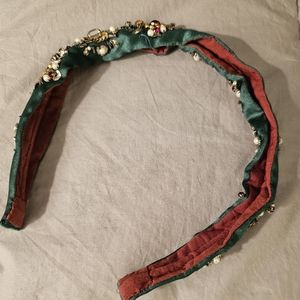 Multi-Color Bejeweled Headband